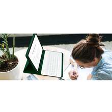 TenYide 多角度支架书本式平板电脑保护套，键盘保护套，超薄蓝牙键盘+平板电脑保护套支架，防震/防尘/防指纹，键盘保护套兼容iPad 5/6/7/8/9/10/11代（A16）、iPad Pro 11/12.9/13、iPad Air 1/2/3/4/5/6/7/11/13，保护套包含可拆卸无线键盘、电池和保护盖，兼容三星GalaxyTab/MatePad/荣耀Pad/小米Pad/红米iPad/联想Tab - 綠色 - 查看 2