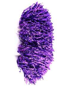 1/2/6pcs Cheerleading Pom Poms, Cheerleading Flower Decor For Dance & Sports - Multicolor - View 5