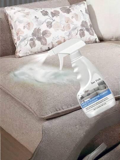 JUE FISH 2026 Portable Fabric Sofa Cleaner; Textile Cleaner; Sofa Cleaner Effectively Dissolves And Removes Stubborn Stains, Making Fabric Sofas Look Brand New, Suitable For Various Textile Materials, And Protects The Sofa Surface.