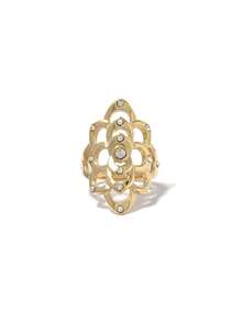 1 pieza Anillo minimalista de acero inoxidable con flor/rectángulo de nácar, adecuado para uso diario de mujeres, Día de la Madre, boda, vacaciones, viajes, Pascua - Dorado - Ver 10