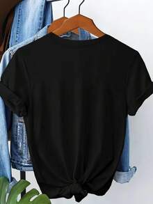Women T-Shirts - Black - View 2