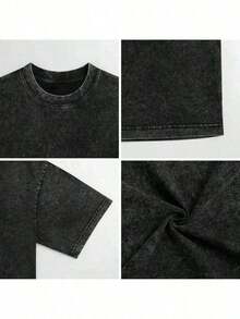 Drake T-Shirt Rap Merch Graphic Tee Takecare Rare Hip Hop Graphic Print - 黑色 - 查看 3