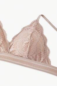 Bisouelle 2-SET Dam Bekväm Blommig Spets Trådlös Sexig Underkläder BH Och Trosor Underkläder Set - Multifärgad - Visa 5