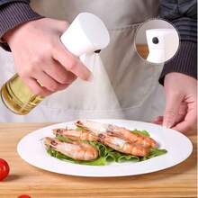 Bình xịt dầu bằng nhựa, 200/300 ml, dùng để nấu ăn, nướng bánh, chiên rán, nêm gia vị, chiên ngập dầu, làm salad, dụng cụ phục vụ ăn uống trong nhà bếp và nhà hàng, đồ dùng bàn ăn, bình đựng gia vị, bình có vòi bơm. - Xem 13