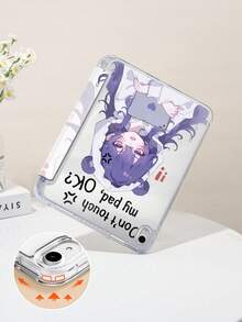 Hình cô gái anime với khẩu hiệu, phù hợp với ốp lưng dạng gập hình chữ Y, tương thích với iPad Air 8 (M4) 2026 (11 inch)/2026 (13 inch), A16, Air 8 (M4) 2026 (11 inch), Air 8 (M4) 2026 (13 inch), Pro 13 12.9 11, Air 11 13, Mini, Air 11 inch, Kindle (thế hệ thứ 11 - ra mắt năm 2024) - Nhiều màu - Xem 7