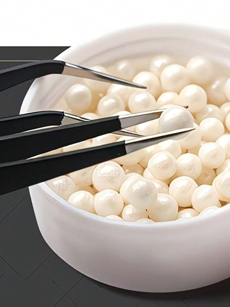 beadia 5/10pcs Metal Tweezers Set Fine Sugar Bead Tweezers, Fondant Flower Clip, Pointed And Curved Tweezers, Baking Decoration Tools,Household, Garden Bonsai, Right-Angle & Bent-Tip Craft Tools For School Projects, DIY Decorations For Halloween & Christmas,Multi Purpose Tool