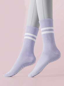 1 Pair Women's Non-Slip Yoga Socks, Anti-Slip Design, Suitable For Pilates, Ballet, Dance, Yoga And Other Sports, Great Christmas Gift - Multicolor - View 7
