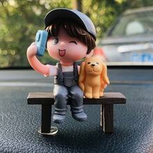 BABY STORY Figura decorativa de coche selfie para bebé, adorno de personaje de PVC accesorio DIY (viene con adhesivo invisible) - Decoraciones creativas - Ver 3