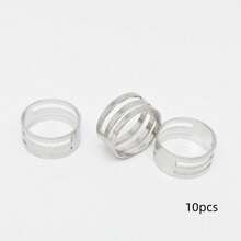 10pcs Copper Open Jump Rings, Convenient To Open, Suitable For DIY Jewelry Making Such As Bracelets, Necklaces, Best Choice For Jewelry Enthusiasts - Yellow Gold - View 12