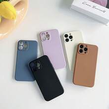 Funda de Corte Preciso con Bordes Rectos Clásicos y Acabado Pulverizado.Compatible con iPhone 11, 12, 13, 14, 15, 16, 17 Plus, Pro, Pro Max y 16E.De Primera Clase y Elegante. - Estilo 1 (1 pieza) - Ver 4