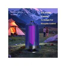 SOKANY USB Powered Mosquito Killer Lamp, Mosquito Zapper - Purple Lighting, Dual Sensor Technology, UV Light Attracts Mosquitoes, 360 Degree Wide Area Protection, Outdoor And Bedroom Use, Four Seasons Essential, Mosquito Killing Device - Violet Purple - View 8