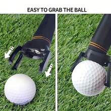 1pc Golf Ball Pickers, Suitable For Putter And Swing Handle, Foldable Portable Golf Ball Retrieval Tool - Multicolor - View 4