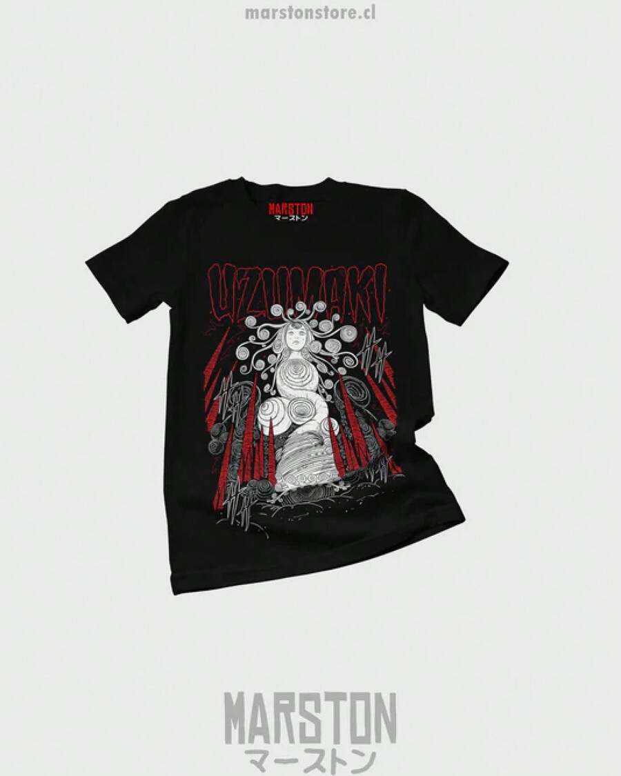 Harajuku Anime  - Uzumaki Cosplay Print Casual T-Shirt For Men & Women - 圖片 - 查看 1
