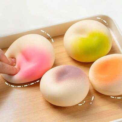 Fluid Mochi Squeeze Toy, Stress Relief Toy With Slow Rebound, TPR Squeeze Vent Toy, Soft And Chewy Slow Rebound Vent Fool's Day Simulation Toy, Slow Rebound Vent Soy Milk Stress Relief Toy. Slowly Recovers Shape When Squeezed, Provides A Stress Relief Experience, Suitable For Office, Study, Also Can Be Used As A Desktop Decoration Or Creative Gift.