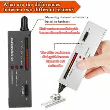 KLONKEE Diamond Tester Pen, Diamond Detector, 30X60X Jewelry Magnifier, 6pcs Anti-Static Stainless Steel Curved Tweezers Set (With Different Precision Upgrades), Professional Jeweler Gemstone Testing Instrument, High-Precision Diamond Tester Pen Designed For Jewelers, Gemstone Detector, Jewelry Testing Tool, Professional Diamond Picker Suitable For Beginners And Professionals - Multicolor - View 9