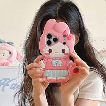 1 chiếc ốp lưng điện thoại SANRIO hình mèo hoạt hình 3D mềm mại, thời trang mới, bằng silicon, tương thích với iPhone 17, 17 Pro, 17 PM, 16, 16 Pro, 16 PM, 15, 15 Pro, 15 PM, 14 Pro Max, 14 Pro, 14, 13 Pro Max, 13 Pro, 12 Pro Max, 12 Pro, 11, 11 Pro Max, SE. Món quà thời trang dành cho bạn gái, bạn thân. - Nhiều màu - Xem 1