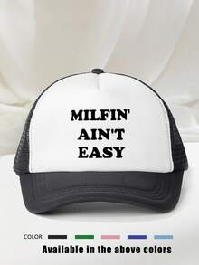 1 pieza Gorra de béisbol con estampado "MILANO ITALY", gorra de sol transpirable y ajustable para exteriores, golf, para hombres y mujeres, de temporada - imprimir - Ver 22