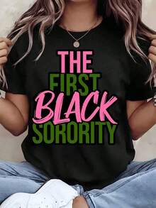 Women T Shirt The First Black Sorority Print Round Neck Casual Top For College Party Gift Aka Sorority Graphic Tee,Graphic Tees Women Tops,Summer Tee,Casual T-Shirt,Vacation Outfits Women,A Youthful And Fashionable DesignGraphic Tee,Graphic Tees Women Tops,Summer Tee,Casual T-Shirt,Vacation Outfits Women,A Youthful And Fashionable DesignGraphic Tee,Graphic Tees Women Tops,Summer Tee,Casual T-Shirt,Vacation Outfits Women,A Youthful And Fashionable DesignGraphic Tee,Graphic Tees Women Tops,Summer Tee,Casual T-Shirt,Vacation Outfits Women,A Youthful And Fashionable Design - trắng - Xem 6