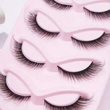 LIMEIKAI 5 Pairs Eye False Eyelashes Natural Volume Curly Makeup Lash Extension For Daily Party Wear 16mm - View 7