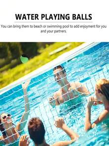 Bouncy Water Ball Skipping Hydro Bounce Balls Waterproof Beach Toys TPR Material Floating Pool Suitable For Men Women Outdoor Water Games Pool Beach And Ocean Fun Beach Essential Accessories Summer Beach Party Fun Outdoor Sports Gift Pool Toys - Multicolor - View 10