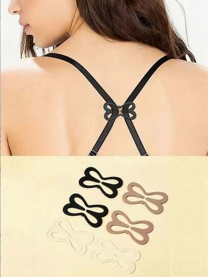 1/5/10pcs,Underwear Shoulder Strap Anti-Slip Buckle, Invisible Bra Anti-Drop Buckle, Adjustable And Detachable Shoulder Strap, Beauty Back Sling Fixed Anti-Slip Buckle