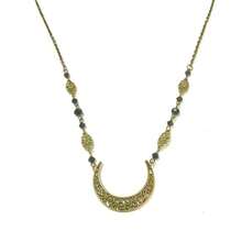 Dây cài tóc hình lưỡi liềm phong cách Bohemian Yalice, Dây cài tóc pha lê đen cổ điển, Phụ kiện đội đầu đính đá cho nữ - Đồ trang trí trán - Xem 9