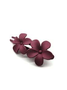 Butterfly Hair Clip, Elegant Butterfly Hair Claw, Hair Bun Maker, Alligator Clip Hair Accessory, Retro Matte Flower Alligator Clip, Matte Women Hair Clip, Versatile Barrette Hair Accessory,Festival,Party, Claw Clips - Multicolor - View 8