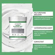 Keo dán chống thấm vô hình Jaysuing 300g/10.58oz, keo dán xây dựng chống thấm, chống rò rỉ và chống mài mòn. - A - Xem 7