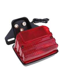 Luz trasera de freno luz de stop accesorio calavera para motocicleta - A - Ver 8