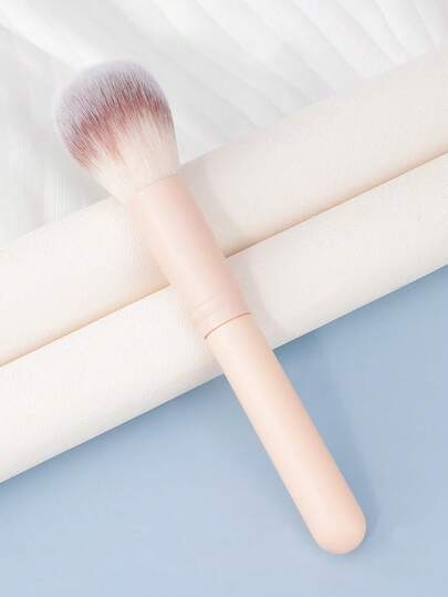 1 Set High-Quality Wooden Handle Makeup Brushes, Soft Bristle Multi-Purpose Cosmetic Brushes For Women