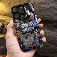 Personajes de , misterio marrón y negro.funda de teléfono Fundas compatibles con ,Apple,VIVO,OPPO,,, y Honor.Fabricadas en silicona TPU,ofrecen protección contra golpes y caídas. - Negro - Ver 4