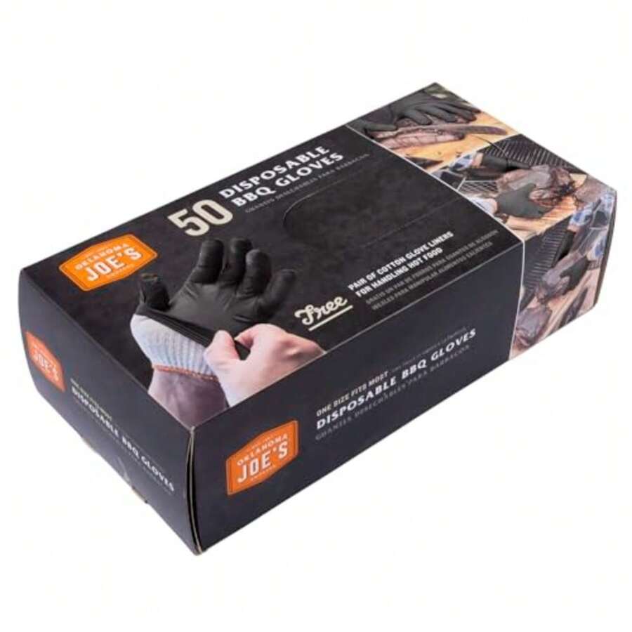 ® Disposable BBQ Gloves 50-Count - 4386292R06 - Black - View 1