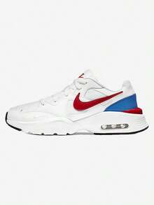 Nike Zapatos casuales retro nuevos para hombres, zapatillas deportivas con suela gruesa y voluminosa - Blanco/Rojo - Ver 1