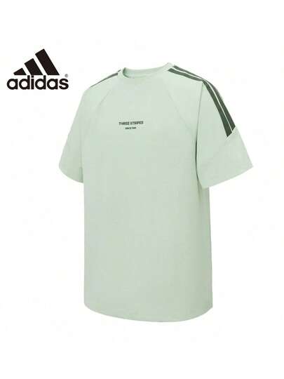 Adidas 男士休闲速干短袖运动T恤