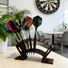 1 pieza Soporte para Tablero de Dardos - Marco ahorrador de espacio para sala de juegos o competición - Accesorio de dardos para jugadores y coleccionistas - Multicolor - Ver 12