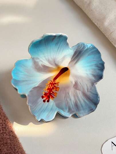 1 chiếc kẹp tóc hình hoa dâm bụt mới, phụ kiện thời trang mùa hè đi biển, phụ kiện tóc nữ phong cách Y2K, kẹp tóc cao cấp tinh tế, quà tặng thời trang dự tiệc, kỳ nghỉ, du lịch.