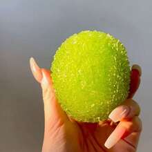 Bolas de hielo de gelatina de fruta de moda, con textura suave y sensación crujiente como granizos grandes, juguete hecho a mano altamente atractivo - Ver 3