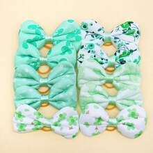 10pcs Spring Limited Edition Dopamine Colorful Bow Pet Hair Clips, Suitable For Decorating Medium & Small Long-Haired Cats & Dogs, Perfect For Wedding, Birthday Party, Mother's Day And Other Holidays, Mixed Styles - Multicolor - View 13