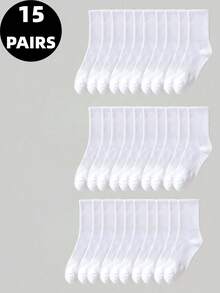 [Tùy chọn số lượng] Đôi tất thể thao unisex thoải mái, phù hợp cho tập luyện, thi đấu, mặc thường ngày và công sở, thấm hút mồ hôi, khử mùi, mềm mại và nhẹ, phù hợp cho mùa xuân, hè, thu và đông. - Nhiều màu - Xem 15