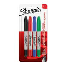 Sharpie S-Gel 中性笔和双头记号笔套装，0.5mm 细头和 0.38mm 超细黑色中性笔 3/6/12 支装，彩色双头记号笔 4 支装，书写流畅，适用于记日记、笔记、办公、学校和大学等场合。 - 彩色 - 查看 18