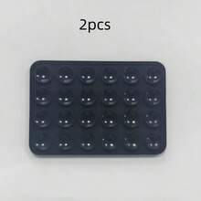 1pc Dual-Sided Silicone Phone Suction Cup Accessory, Suction Cup Phone Case Stand, Adhesive-Free Phone Ring Holder, Suitable For Selfie And Video - Multicolor - View 14