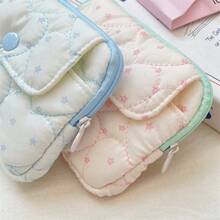 心形星形零钱包，按扣拉链银行卡夹，零钱耳机收纳袋，旅行口红化妆包 - 彩色 - 查看 8