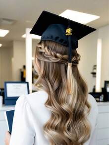 10 pezzi Ciondoli a forma di tocco da laurea dorato 2026, regalo di laurea, decorazione per portachiavi, charm per borse, accessori per gioielli fai-da-te, adatti per decorazioni per feste di laurea, props fotografici, bomboniere - multicolore - Visualizzare 9