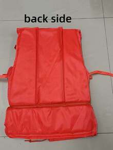 1pc Adult Plus Size Thick Design Life Jacket, Suitable For Boating, Fishing, Rescue, Swimming - Multicolor - View 8