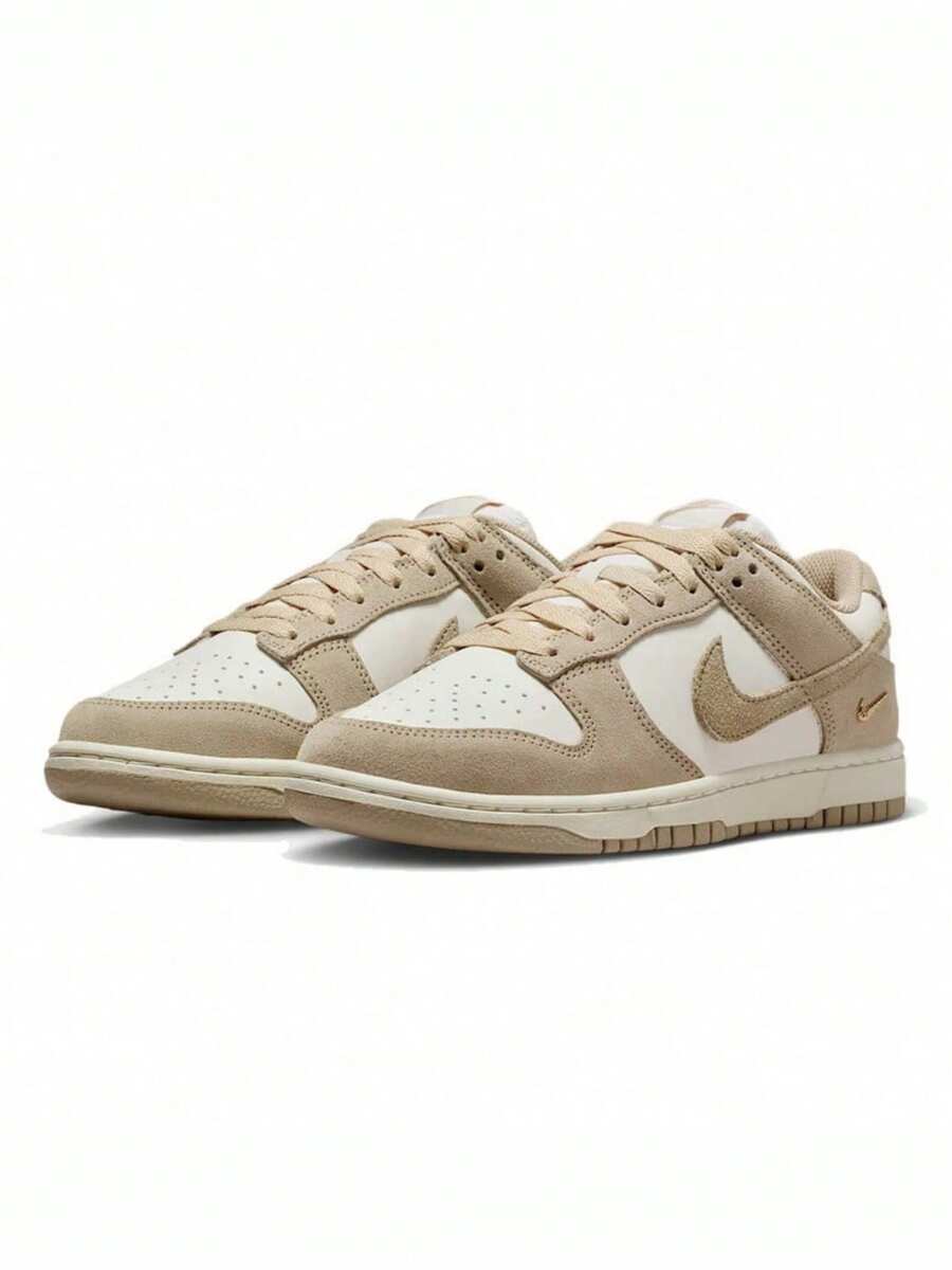 Nike Giày thể thao đế bằng thường ngày dành cho nữ - Trắng Nâu - Xem 1