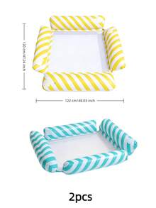 1 chiếc võng nằm thư giãn bơm hơi trên nước, phao nổi dành cho người lớn dùng ở hồ bơi và bãi biển mùa hè, thích hợp cho các bữa tiệc, món quà mùa hè hoàn hảo, ghế nằm thư giãn nổi trên hồ bơi. - Nhiều màu - Xem 19
