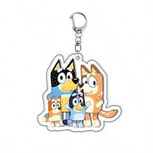 新款可爱动漫亚克力钥匙扣挂件，动漫人物礼物，适合男孩，生日、圣诞节 - 彩色 - 查看 16