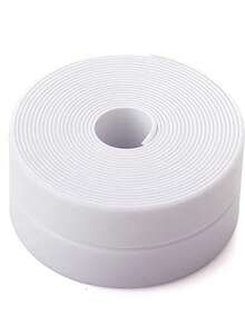Removable Self Adhesive Caulk Tape 1.5 X 10.5Ft Waterproof PVC Sealing Strip Foldable 90 Degree For Bathroom - White - View 7