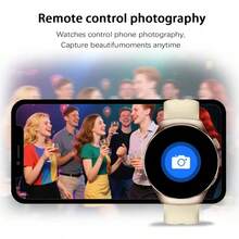 1.50inch HD Full Touch Screen Smartwatch, Multiple Sports Modes, Pedometer, Weather Forecast, Wireless Call, Message Reminder, Remote Camera, Music Playback, Customizable Wallpaper, Suitable As Gift For Friends, Couples, Elders - View 6