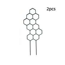 Honeycomb Plant Climbing Trellis, Rust-Resistant Design, Suitable For Potted Vines And Flowers, Space-Saving Indoor/Outdoor Garden Support - A - View 10